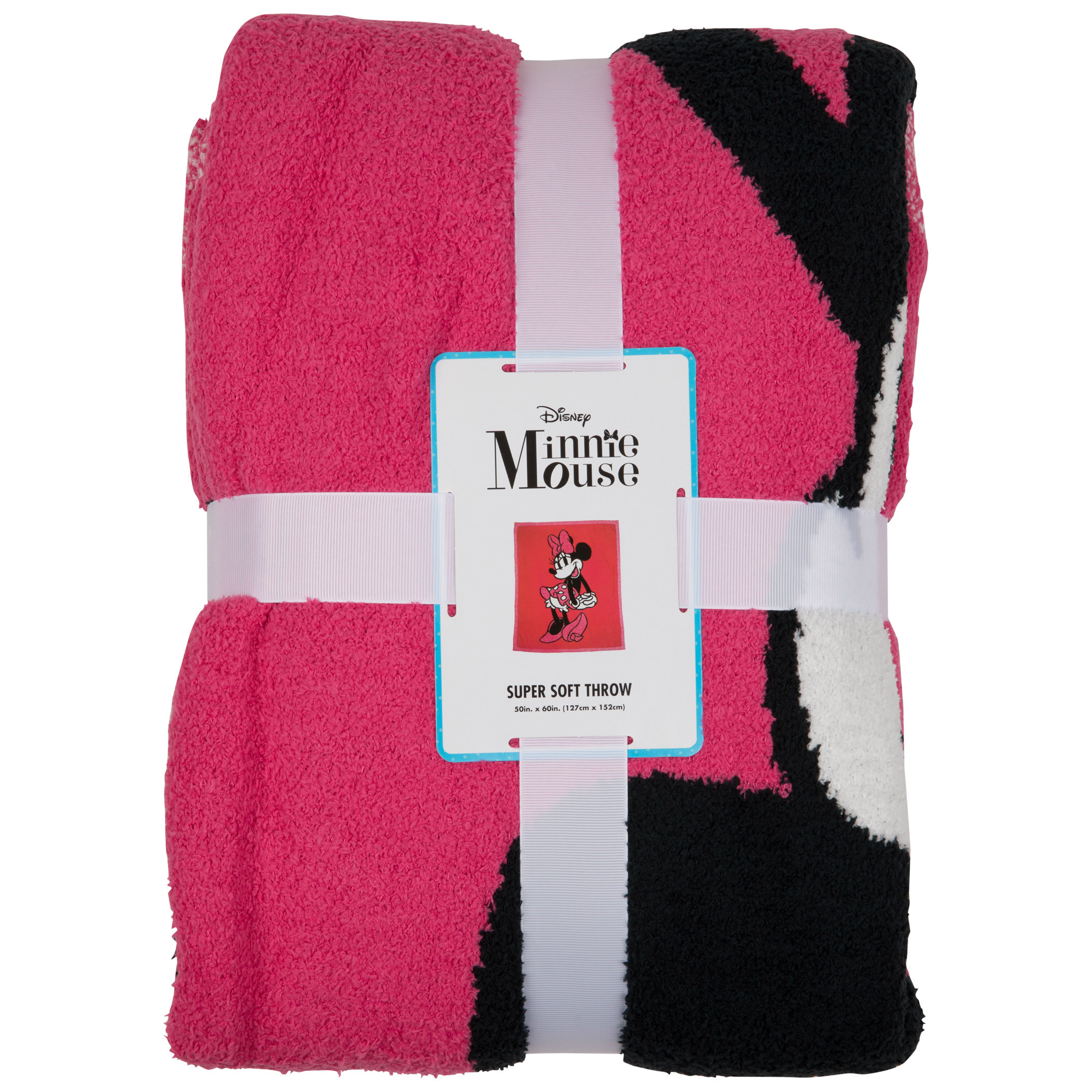 Minnie Mouse Pretty in Pink Throw Blanket